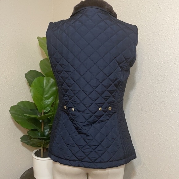 WEATHERPROOF | faux fur quilted vest - Picture 6 of 12